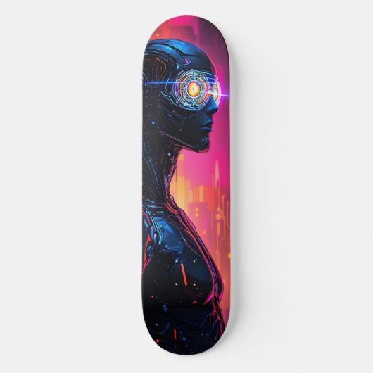 Cyborg Warrior Skateboard (Voorkant)