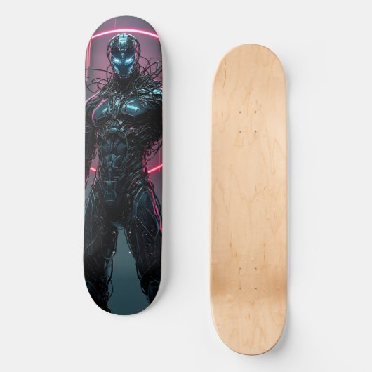 Cyborg Warrior Skateboard (Voorkant)