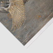 Cyborg Warrior Steampunk Sci-Fi Decoupage Art Tissuepapier (Detail)