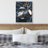 Cyborg & Weapon Bust Canvas Afdruk (Insitu (Slaapkamer))
