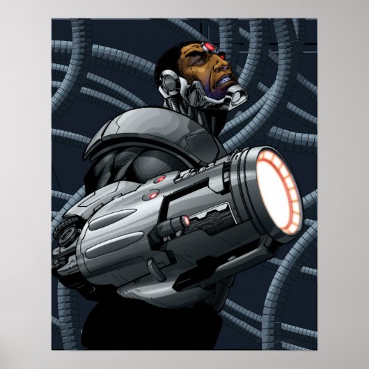 Cyborg & Weapon Bust Poster (Voorkant)