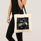 Cyborg & Weapon Bust Tote Bag (Voorkant (product))
