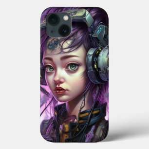 Cyborg Woman Science iPhone 13 Hoesje