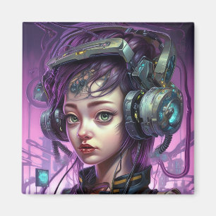 Cyborg Woman Science Magneet