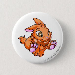 Cybunny Oranje Ronde Button 5,7 Cm