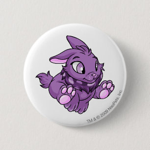 Cybunny Paars Ronde Button 5,7 Cm