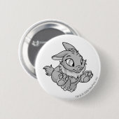 Cybunny Silver Ronde Button 5,7 Cm (Voorkant /achterkant)