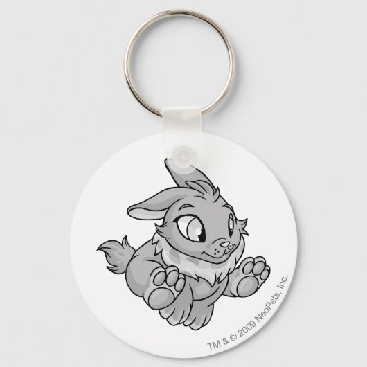 Cybunny Silver Sleutelhanger (Voorkant)