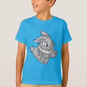 Cybunny Silver T-shirt (Voorkant)