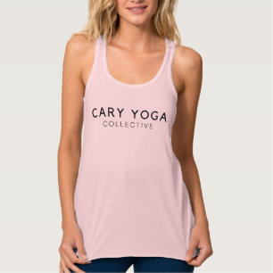 CYC Simple Roze Tank - Zwarte Schrift