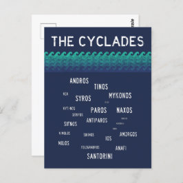 Cycladen, Griekenland Briefkaart