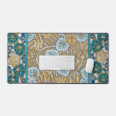 cyclamen bleu art nouveau fleur botanique (Clavier et souris)