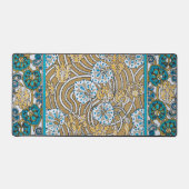 cyclamen bleu art nouveau fleur botanique (Recto)