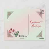 Cyclamen Briefkaart (Achterkant)