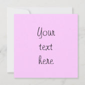 Cyclamen Flowers Uitnodiging (Achterkant)