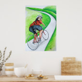 Cycle Girl - Kiss Goodbye Poster (Keuken)