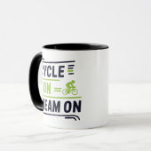 Cycle On dream sur tasse (Devant gauche)