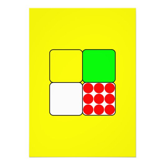 Cycle Race Jerseys 3 Yellow Foto Afdruk (Voorkant)