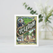 Cycledom Vintage 1886 Catalogus Kerst Feestdagenkaart (Staand voorkant)
