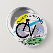 CycleNuts Selfie Tours - SmartGuided Adventure Ronde Button 7,6 Cm (Voorkant /achterkant)
