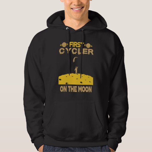 Cycler On The Moon Hoodie (Voorkant)
