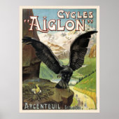 Cycles Aiglon  Adverteren Poster Frankrijk (Voorkant)