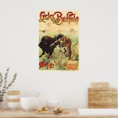 Cycles Buffalo Vintage Bicycle Poster (Cuisine)