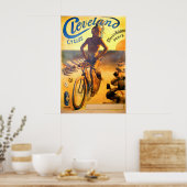 Cycles Cleveland Affiche Vintage (Cuisine)