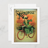 "Cycles de La Metropole", Marie & Co. (kleur lith Briefkaart (Voorkant / Achterkant)
