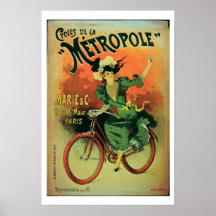 "Cycles de La Metropole", Marie & Co. (kleur lith Poster