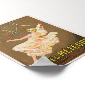 Cycles Météore Poster vintage 1926 (Coin)