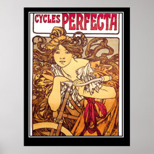Cycles Perfecta Vintage reclameposter Poster