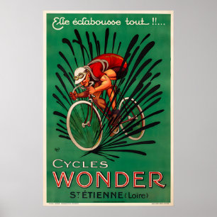 Cycles Wonder Affiches de vélo Imprimés