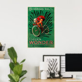Cycles Wonder Affiches de vélo Imprimés (Bureau à domicile)