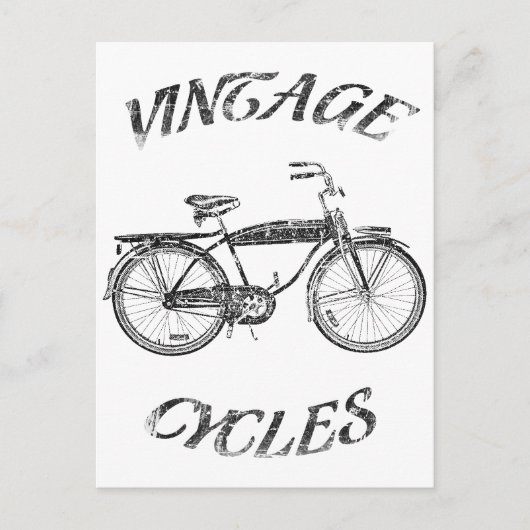 cycli briefkaart (Voorkant)