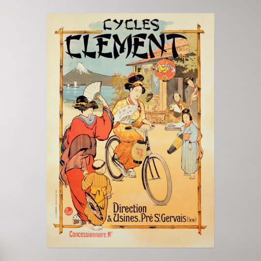 Cycli Clement Pre Saint-Gervais Poster (Voorkant)