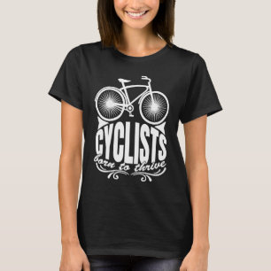 Cycli die zijn geboren om artistieke routes van cy t-shirt