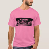 Cycli doen het beter t-shirt (Voorkant)