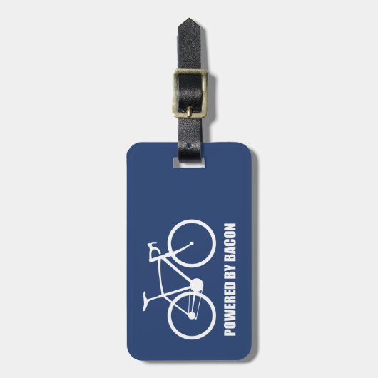 Cycli met behulp van Bacon Bagagelabel (Voorkant verticaal)