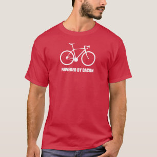 Cycli met behulp van Bacon T-shirt
