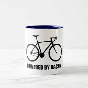 Cycli met behulp van Bacon Tweekleurige Koffiemok