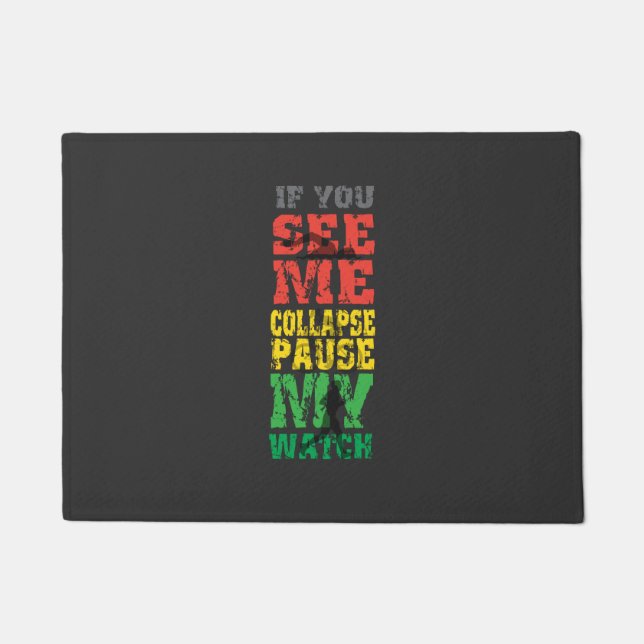 Cycling-cadeau uitvoeren deurmat (Voorkant)