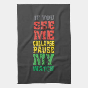 Cycling-cadeau uitvoeren theedoek