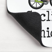 Cycling Chick Mousepad Muismat (Hoek)