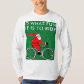 Cycling Christmas T-shirt (Voorkant)