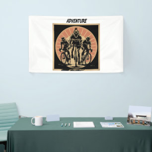 Cycling Club Team Design voor mannen Spandoek