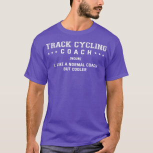 Cycling Coach-definitie Funny Bicycle Racin volgen T-shirt