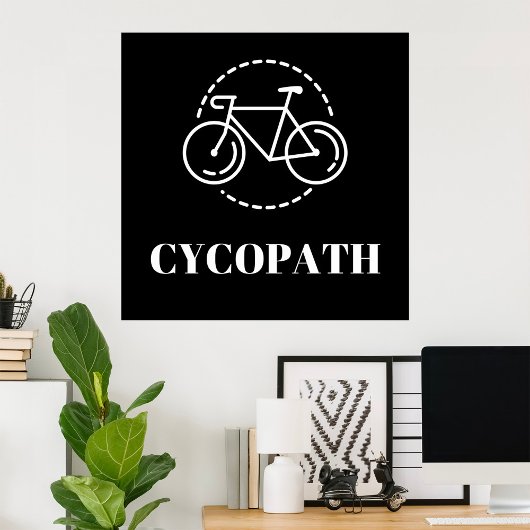 Cycling Cycopath Poster