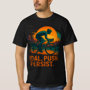 "Cycling Power T-shirt – Ride Strong, Ride Free"