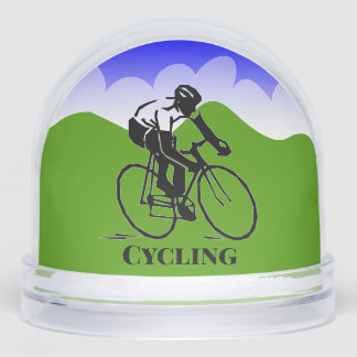 Cycling Sport Design Snow Globe